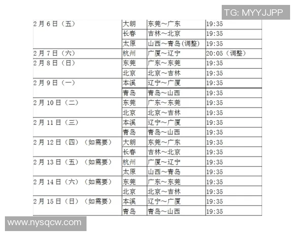 CBA赛程安排更新：季后赛时间表公布